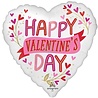 Anagram Foil Balloon Happy Valentine's Day Heart Blank | 45 cm Anagram Foil Balloon Happy Valentine's Day Heart Blank | 45 cm