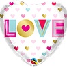 Qualatex Ballon en aluminium vide en forme de cœur | 45 cm Qualatex Ballon en aluminium vide en forme de cœur | 45 cm