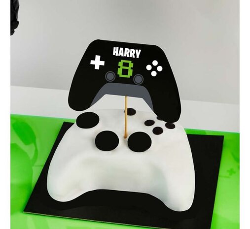 Boland Décoration de gâteau en forme de manette de jeu | à la pièce Boland Décoration de gâteau en forme de manette de jeu | à la pièce