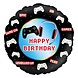 Oaktree Manette de jeu en ballon aluminium Joyeux anniversaire 45 cm | vide