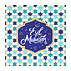Boland Serviettes de table Eid Mubarak bleu et or 33 x 33 cm | 20 pièces
