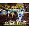 Boland Eid Mubarak Letter Garland Blue-Gold 2.5 meters | per piece Boland Eid Mubarak Letter Garland Blue-Gold 2.5 meters | per piece