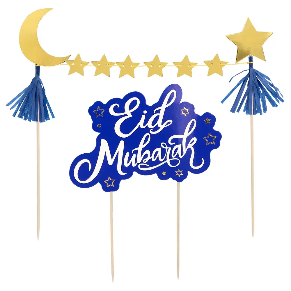 Boland Eid Mubarak Taartdecoratie kit | per kit Boland Eid Mubarak Taartdecoratie kit | per kit