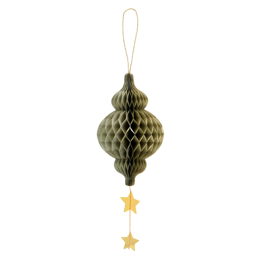 Boland Eid Mubarak Honeycombs Blue-Gold | 3 pieces