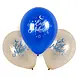 Boland Eid Mubarak Luftballons Blau-Gold 25 cm | 6 Stück