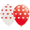 WeFiesta Hartjes Ballonnen Rood-Wit 30cm | 8 stuks WeFiesta Hartjes Ballonnen Rood-Wit 30cm | 8 stuks