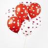 WeFiesta Herzballons Rot-Weiß 30 cm | 8 Stück WeFiesta Herzballons Rot-Weiß 30 cm | 8 Stück