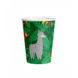 Paper Dreams Dschungelparty-Becher 250 ml | 8 Stück