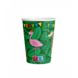 Paper Dreams Dschungelparty-Becher 250 ml | 8 Stück