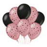 Paper Dreams Ballons bulles or rose/noir 30 cm | 8 pièces Paper Dreams Ballons bulles or rose/noir 30 cm | 8 pièces