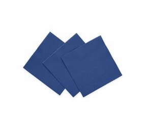 WeFiesta Dunkelblaue Servietten, 24 x 24 cm | 20 Stück