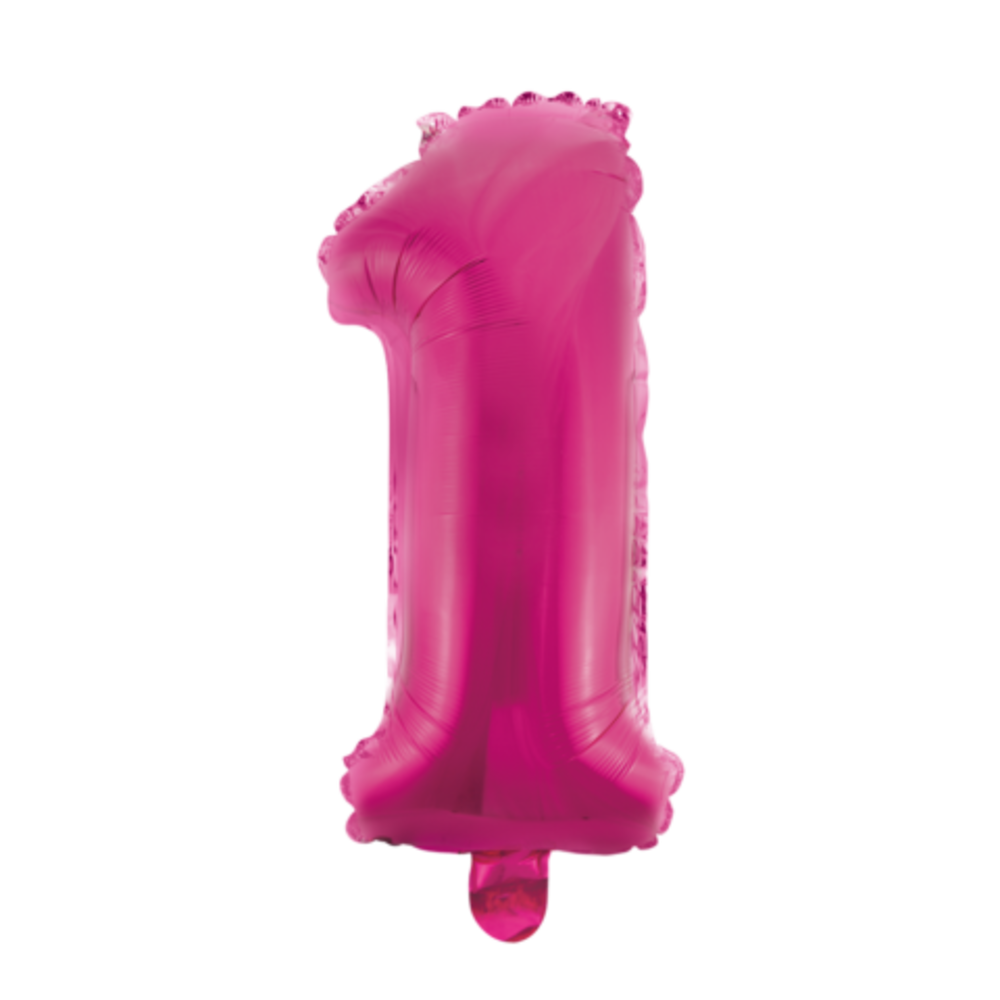 WeFiesta Ballon en aluminium rose 1 | 40 cm