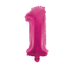 WeFiesta Ballon en aluminium rose 1 | 40 cm