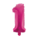 WeFiesta Ballon en aluminium rose 1 | 40 cm