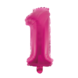 WeFiesta Rosa Folienballon 1 | 40 cm