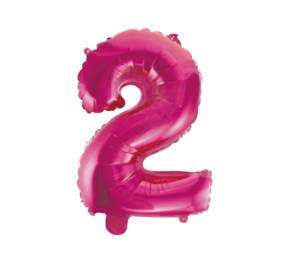 WeFiesta Pink Foil Balloon 2 | 40cm