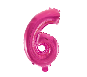 WeFiesta Pink Foil Balloon 6 | 40cm