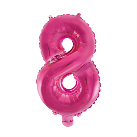 WeFiesta Pink Foil Balloon 8 | 40cm