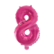 WeFiesta Ballon en aluminium rose 8 | 40 cm