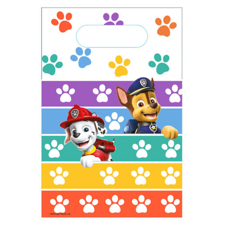 Amscan Paw Patrol Geschenktüten aus Papier | 8 Stück