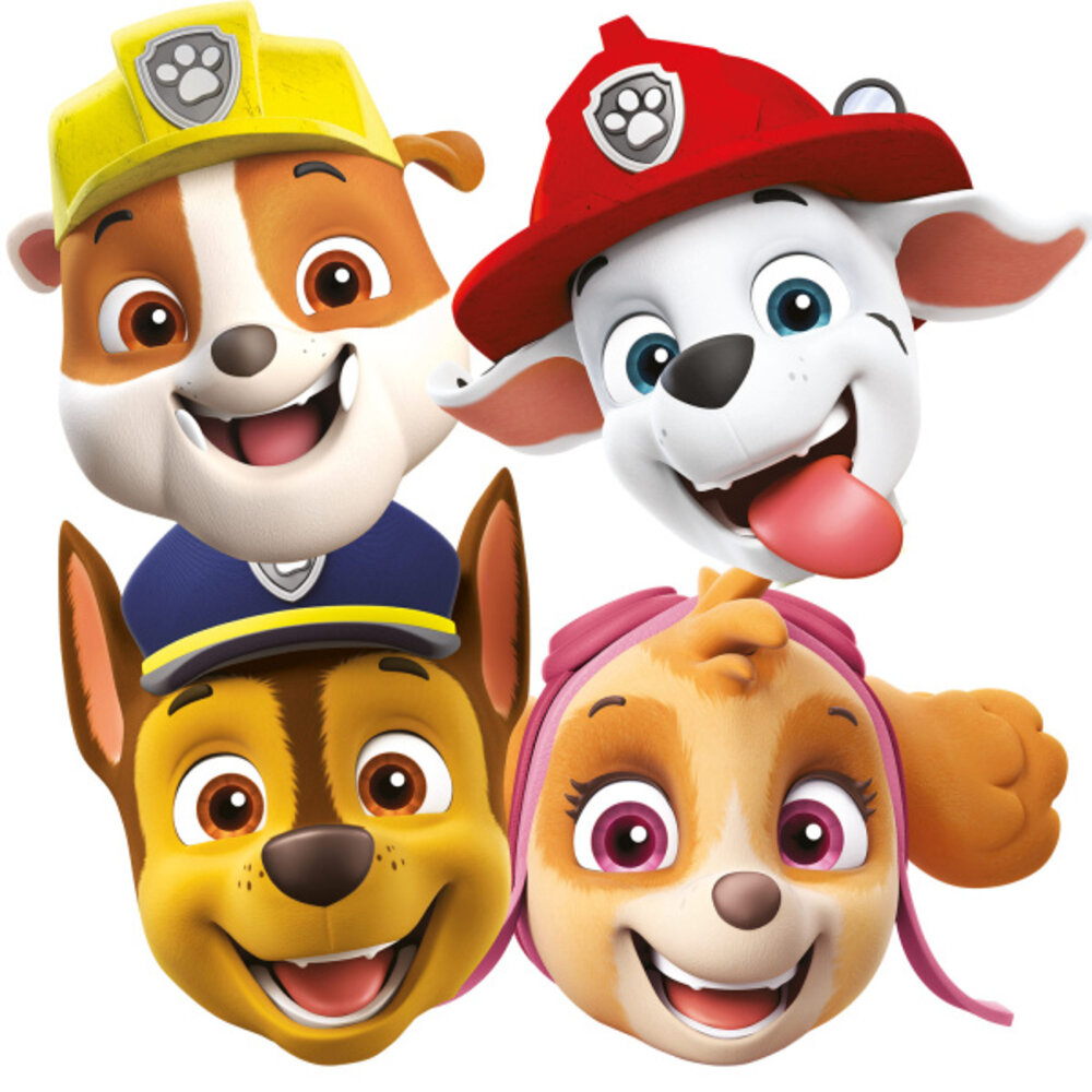 Riethmüller Maskers Paw Patrol | 8 stuks Riethmüller Maskers Paw Patrol | 8 stuks