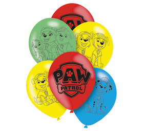 Amscan Paw Patrol Balloon 28cm | 6 pieces