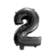 WeFiesta Black Foil Balloon 2 | 40cm