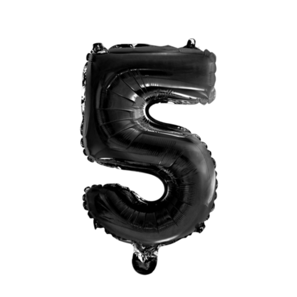 WeFiesta Ballon en aluminium noir 5 | 40 cm