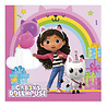 Procos Party Gabby's Dollhouse Servetten 33x33cm | 20 stuks Procos Party Gabby's Dollhouse Servetten 33x33cm | 20 stuks