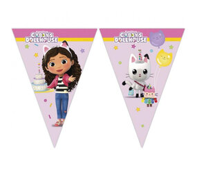 Procos Party Gabbys Puppenhaus-Wimpelkette 230 cm | pro Stück