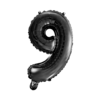 WeFiesta Folie Ballon Zwart 9 | 40cm WeFiesta Folie Ballon Zwart 9 | 40cm