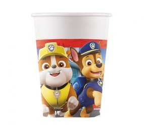Procos Party Gobelets Pat' Patrouille Héros du Secours 200 ml | 8 pièces
