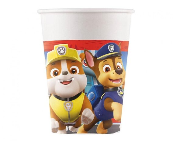 Procos Party Paw Patrol Rettungshelden-Tassen 200 ml | 8 Stück