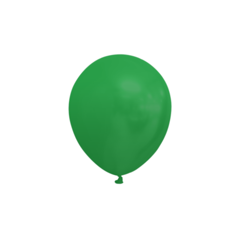 WeFiesta Ballons verts foncés 13 cm | 100 pièces