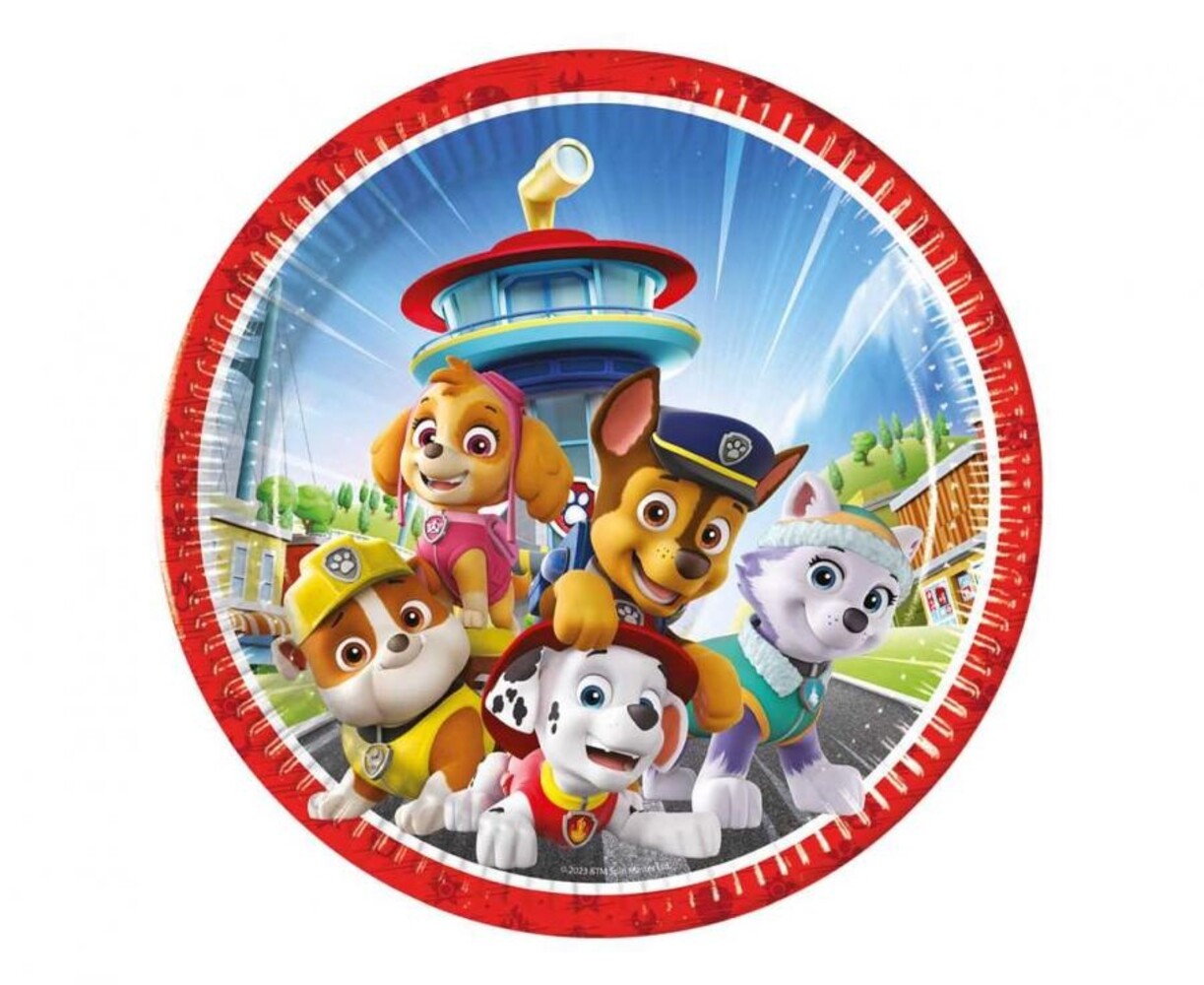 Procos Party Paw Patrol Rescue Heroes Borden 23cm | 8 stuks Procos Party Paw Patrol Rescue Heroes Borden 23cm | 8 stuks