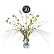 Amscan Décoration de table 70 ans Argent-or scintillant | à la pièce