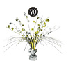 Amscan Table decoration 70 years Sparkling silver-gold | per piece