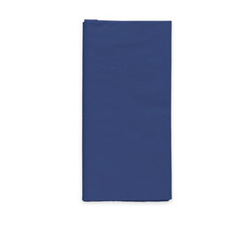 WeFiesta Nappe bleue en papier bleu foncé 120 x 180 cm | À l'unité
