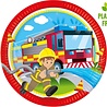 Procos Party Firefighter Signs 23cm | 8 pieces Procos Party Firefighter Signs 23cm | 8 pieces