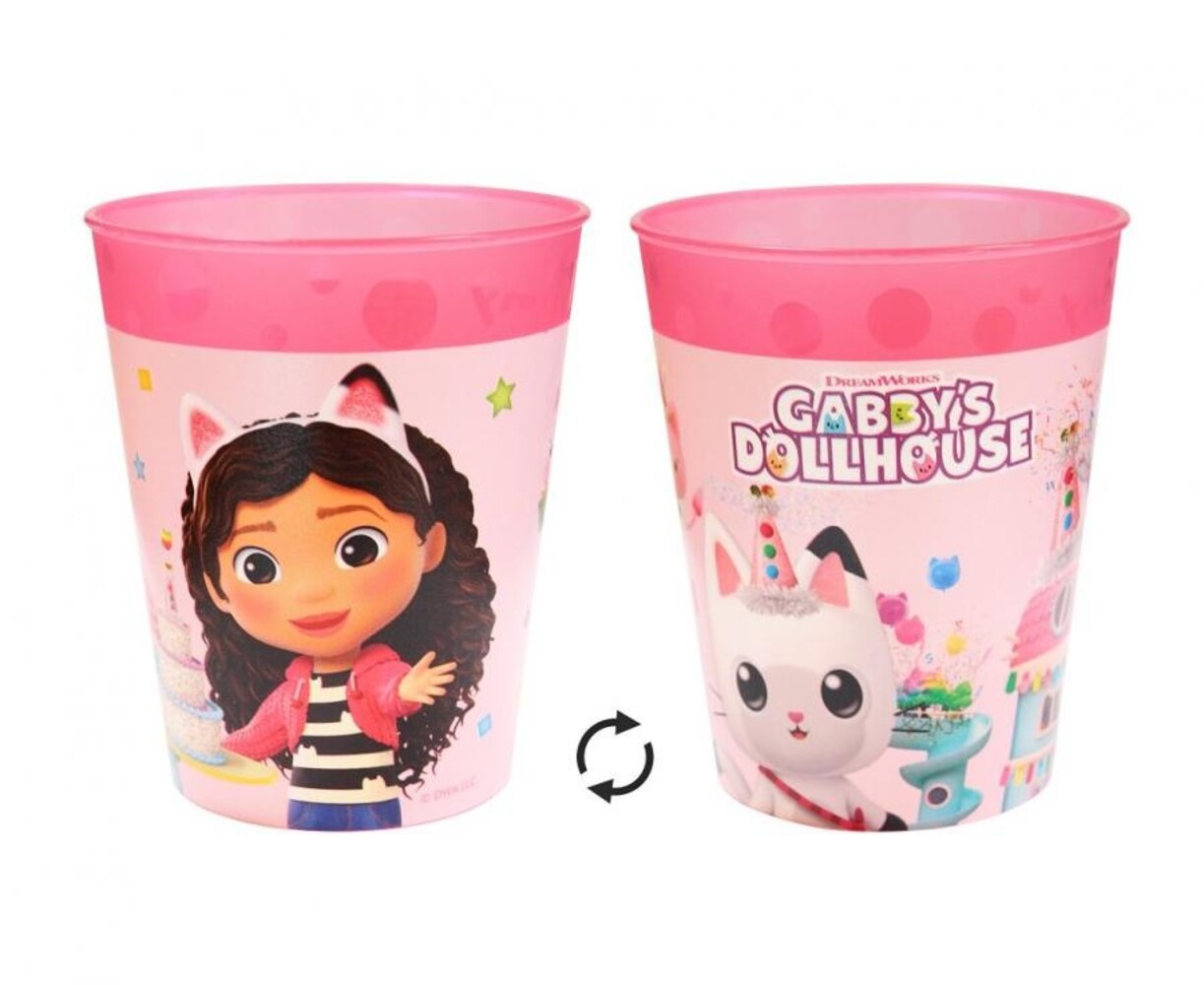 Procos Party Gobelets à friandises Gabby's Dollhouse 250 ml | Lot de 4