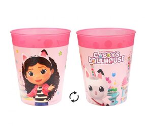 Procos Party Gabby's Puppenhaus-Leckerlibecher 250 ml | 4 Stück