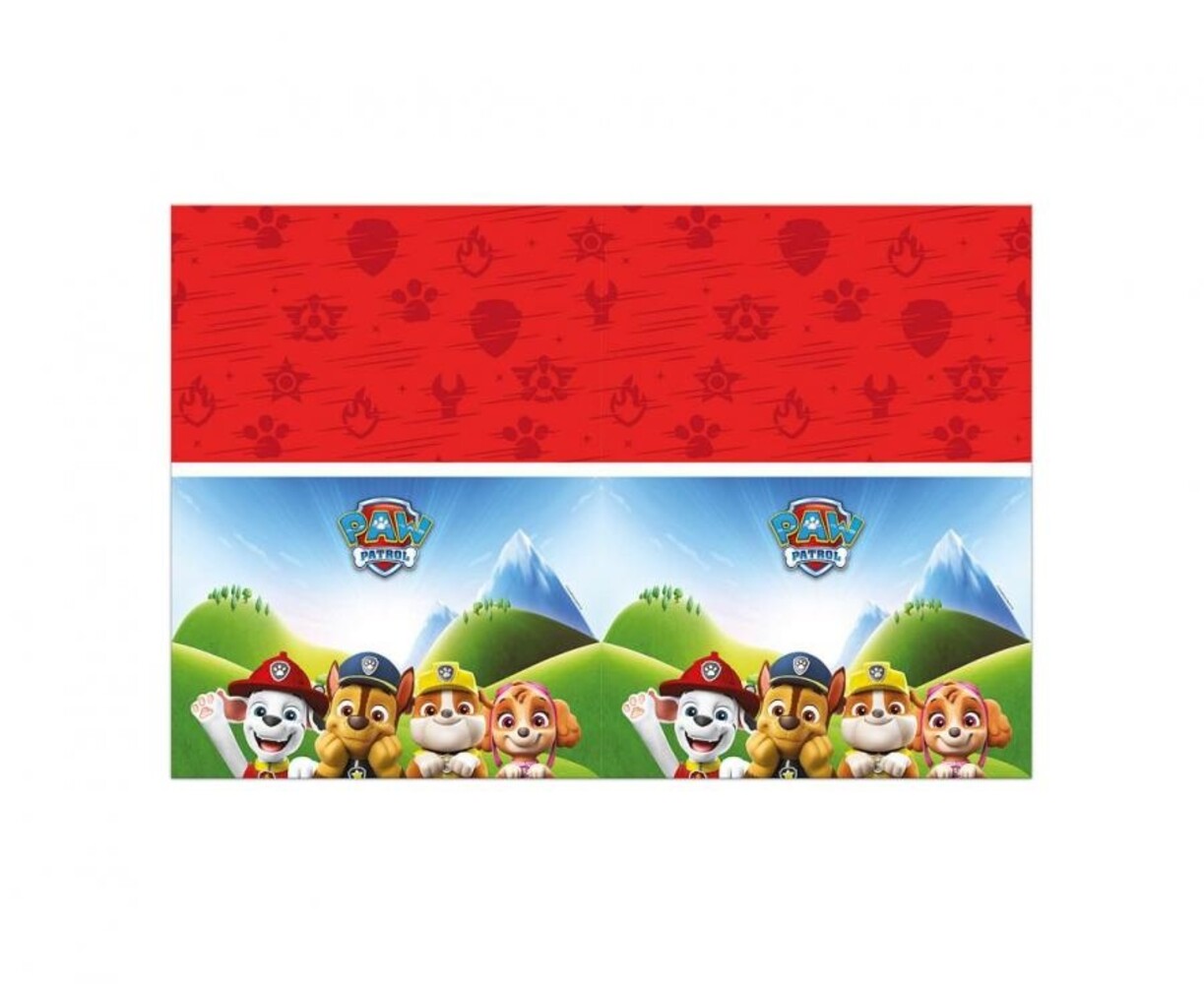Procos Party Paw Patrol Rescue Heroes Tafelkleed 120x180cm | per stuk Procos Party Paw Patrol Rescue Heroes Tafelkleed 120x180cm | per stuk
