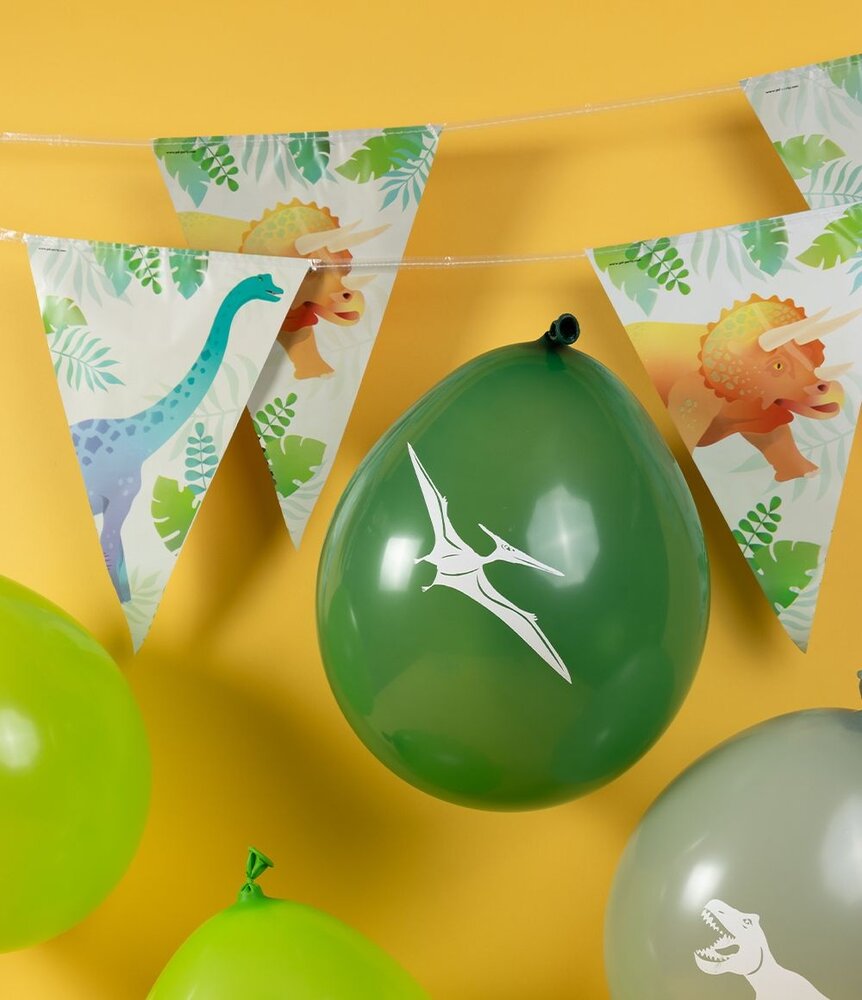 Paper Dreams Dino-Welt-Wimpelkette 10 m | pro Stück