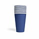 WeFiesta Blaue Becher, Dunkelblau, 350 ml | 10 Stück
