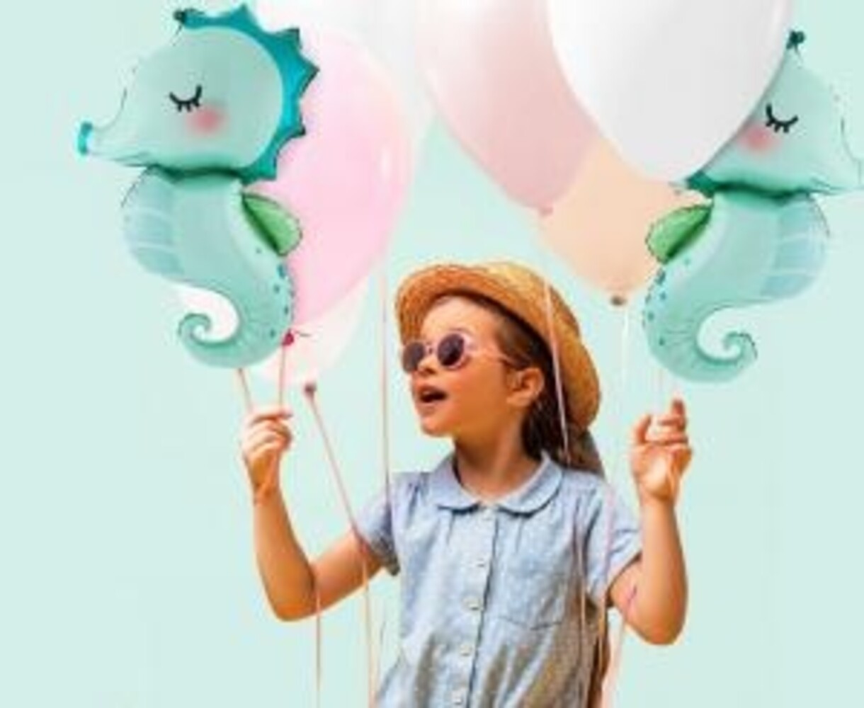 Godan Zeepaardje Shape Ballon 47x73cm | per stuk Godan Zeepaardje Shape Ballon 47x73cm | per stuk