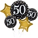Anagram Funkelnder Ballonstrauß zum 50. Geburtstag | 5-teilig