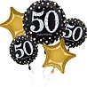 Anagram Funkelnder Ballonstrauß zum 50. Geburtstag | 5-teilig Anagram Funkelnder Ballonstrauß zum 50. Geburtstag | 5-teilig