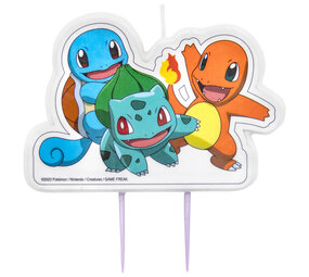 Amscan Pokémon-Kuchenkerze 5,5 x 8,3 cm | pro Stück