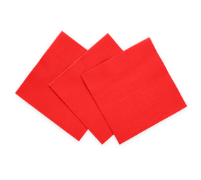 WeFiesta Rote Servietten 33x33cm | 20 Stück