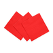WeFiesta Serviettes rouges 33x33cm | 20 pièces